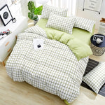 Solstice Cotton Pastoral Flower Cartoon Style Fashion Bedding Bed Linen Bed Sheet Duvet Cover Pillowcase 4pcs Bedding Sets/Queen