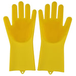 Silicone Dishwashing Gloves Bathroom Kitchen Cleaning Gloves Housework Magic Gloves Cleaning For House Insulation Tools