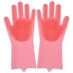 Silicone Dishwashing Gloves Bathroom Kitchen Cleaning Gloves Housework Magic Gloves Cleaning For House Insulation Tools
