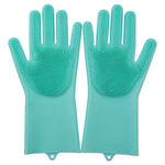 Silicone Dishwashing Gloves Bathroom Kitchen Cleaning Gloves Housework Magic Gloves Cleaning For House Insulation Tools