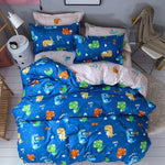 Solstice Home Textile Cartoon Polar bear Bedding Sets Children's Beddingset Bed Linen Duvet Cover Bed Sheet Pillowcase/bed Sets