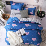 Solstice Home Textile Cartoon Polar bear Bedding Sets Children's Beddingset Bed Linen Duvet Cover Bed Sheet Pillowcase/bed Sets