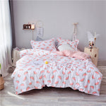 Solstice Home Textile Autumn Dark-color Flower Series  Bed Linens 4pcs Bedding Sets Bed Set Duvet Cover Bed Sheet Mans Cover Set