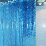 Waterproof 3D Shower Curtain With 12 Hooks Bathing Sheer For Home Decoration Bathroom Accessaries 180X180cm 180X200cm