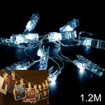 FENGRISE 10pc Photo Clip Led Lights Wedding Decoration Christmas Party Decorations Celebrations Wedding Events Party Home Decor