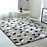 modern floor rug polyester fluffy child carpet carpets rug for living room kids fur bathroom shaggy nordic home bedroom carpet