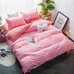 Classic bedding set 5 size grey blue flower bed linen 4pcs/set duvet cover set Pastoral bed sheet AB side duvet cover 2019 bed