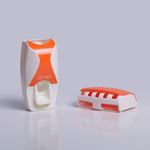 Fashion Home Automatic Toothpaste Dispenser Toothbrush Holder Bathroom products Wall Mount Rack Bath set Toothpaste Squeezers