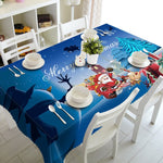 Meijuner New Year Christmas Tablecloth Kitchen Dining Table Decorations  Home Rectangular Party Table Covers Christmas Ornaments