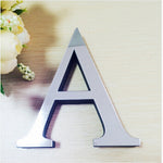 New Acrylic Mirror 3D DIY wall stickers stickers English letters home decoration  creative personality Special