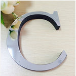 New Acrylic Mirror 3D DIY wall stickers stickers English letters home decoration  creative personality Special