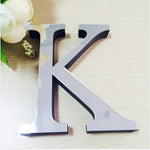 New Acrylic Mirror 3D DIY wall stickers stickers English letters home decoration  creative personality Special