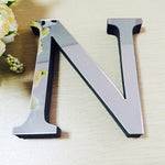New Acrylic Mirror 3D DIY wall stickers stickers English letters home decoration  creative personality Special