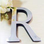 New Acrylic Mirror 3D DIY wall stickers stickers English letters home decoration  creative personality Special
