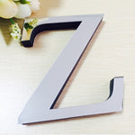 New Acrylic Mirror 3D DIY wall stickers stickers English letters home decoration  creative personality Special