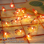 FENGRISE 10pc Photo Clip Led Lights Wedding Decoration Christmas Party Decorations Celebrations Wedding Events Party Home Decor