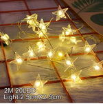 FENGRISE 10pc Photo Clip Led Lights Wedding Decoration Christmas Party Decorations Celebrations Wedding Events Party Home Decor